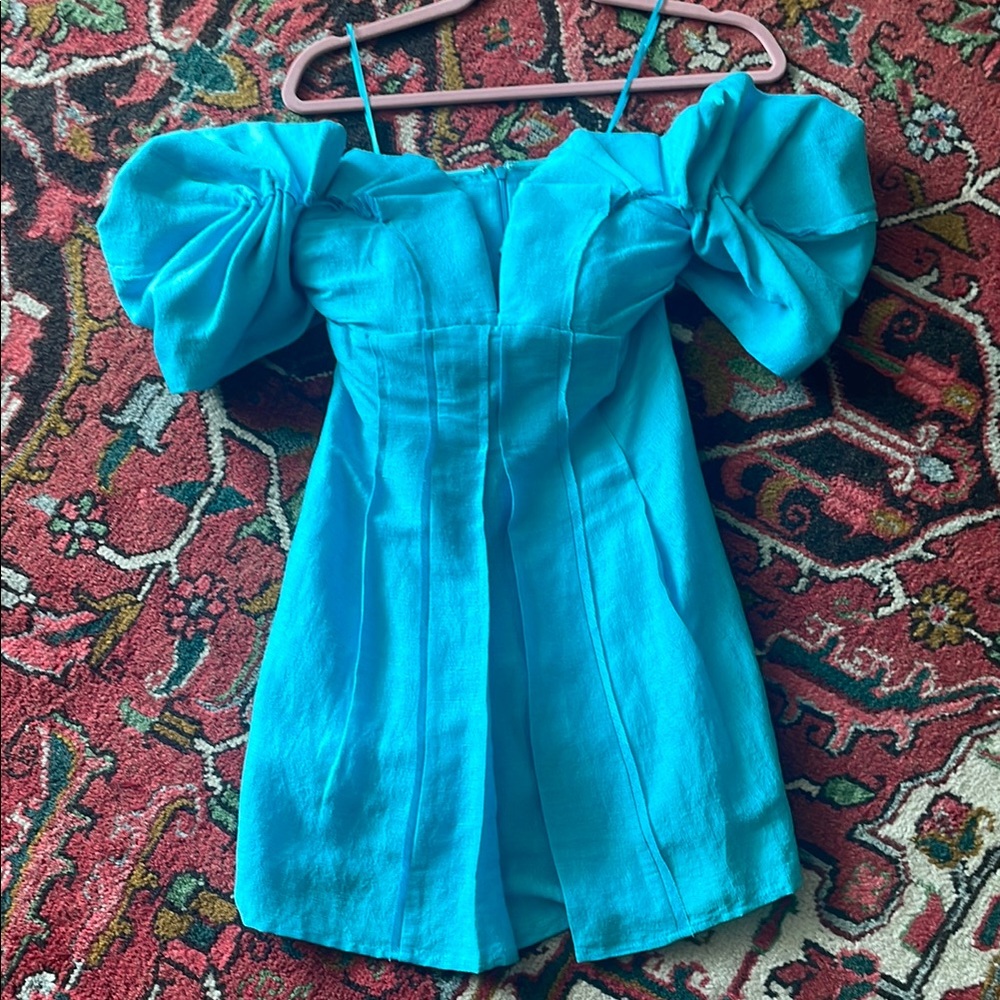 Cult Gaia Blue Mini Dress